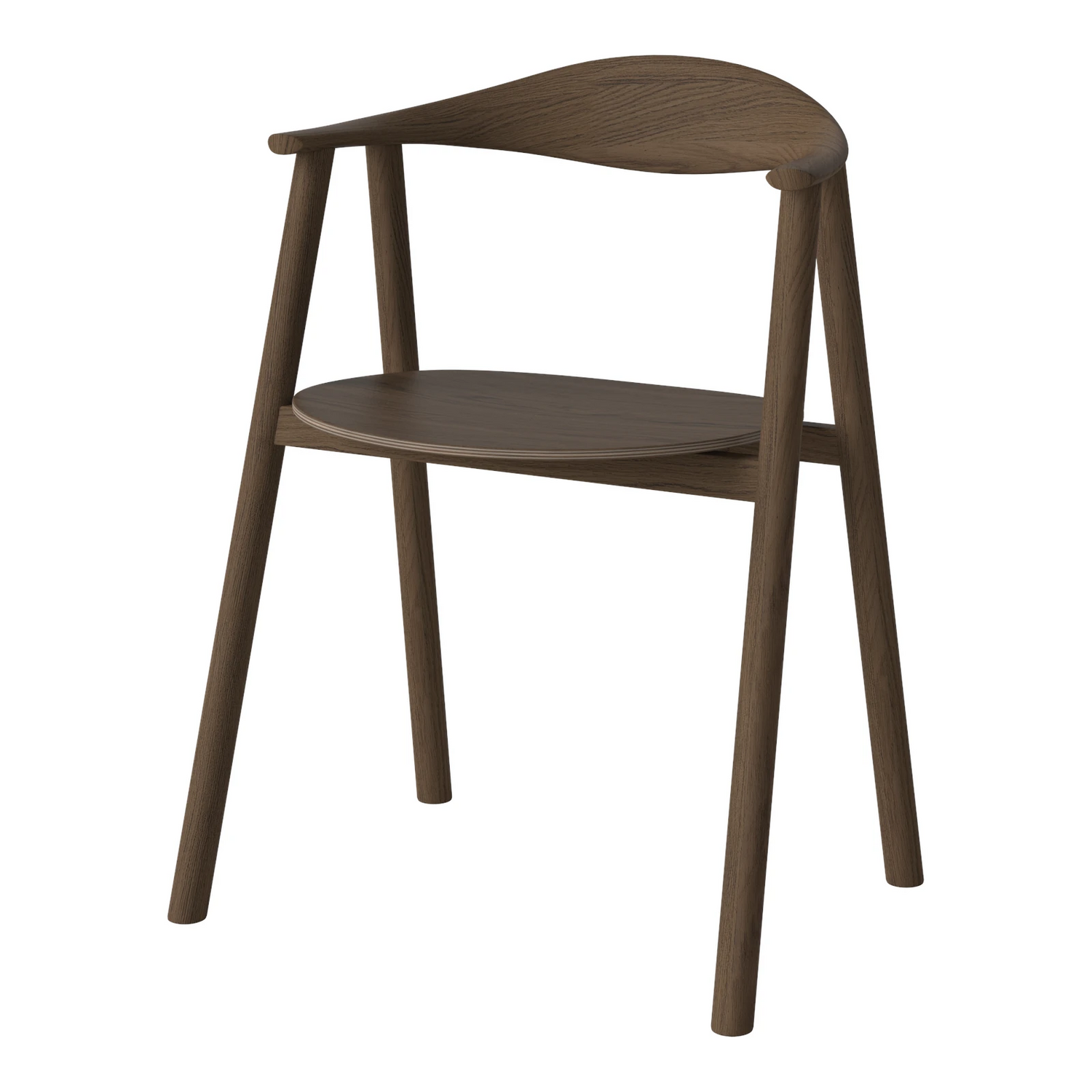 Swing Esstischstuhl Dunkel geölte Eiche - ZEN ZONE Furniture