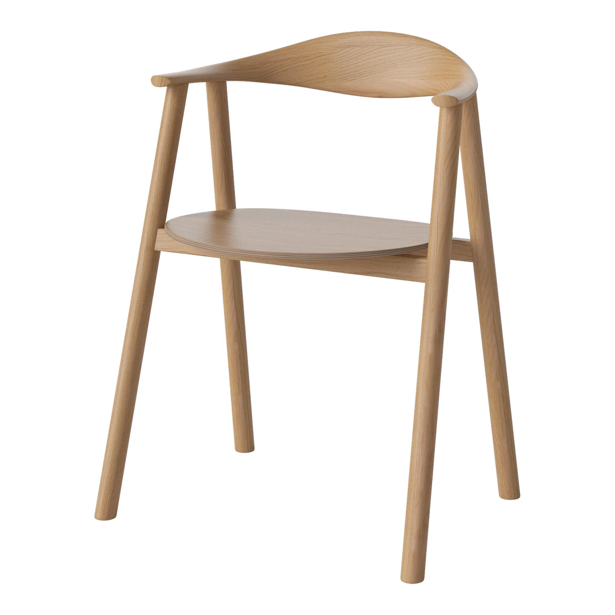 Swing Esstischstuhl aus Eiche, geölt - ZEN ZONE Furniture