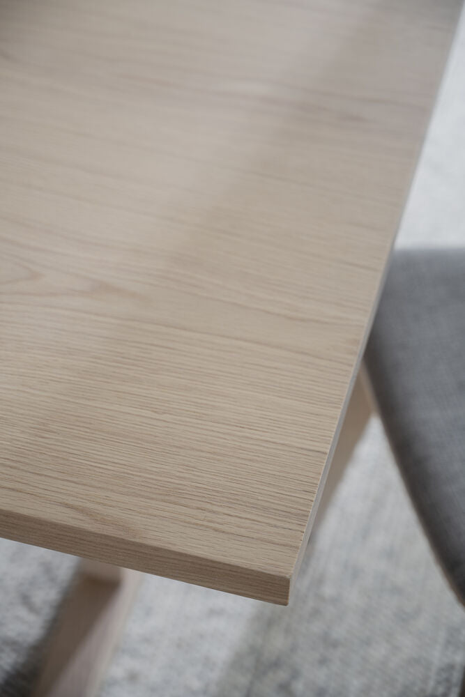 WESTVILLE Esstisch Weiß pigmentiert 240x95x75cm - ZEN ZONE