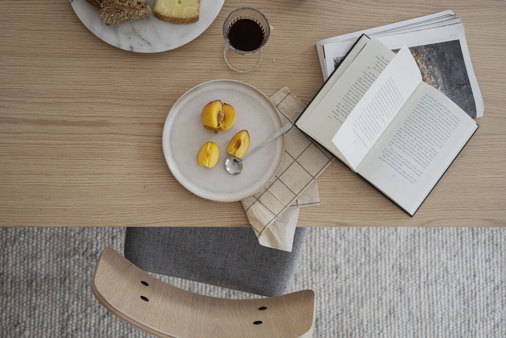 WESTVILLE Esstisch Weiß pigmentiert 240x95x75cm - ZEN ZONE