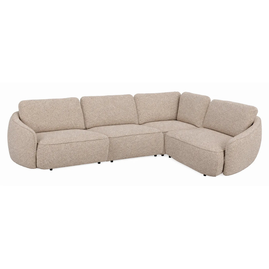 Ecksofa NORRIS, Anna #2 light beige, 309x219x80 cm