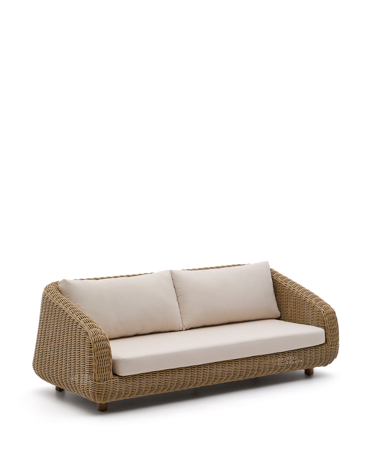3-Sitzer-Sofa Meria aus synthetischem Rattan 208 cm - ZEN ZONE Furniture