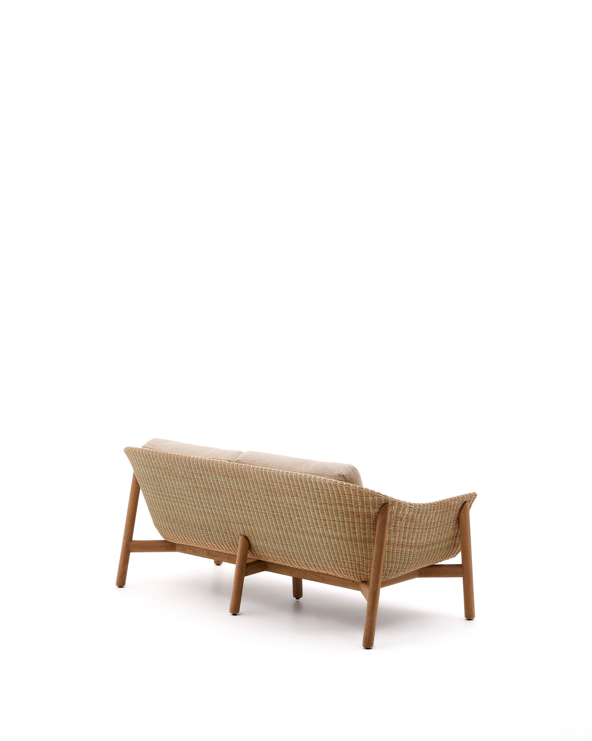 2-Sitzer-Sofa Galea aus massivem Teakholz und synthetischem Rattan 170,5 cm FSC 100% FSC - ZEN ZONE Furniture
