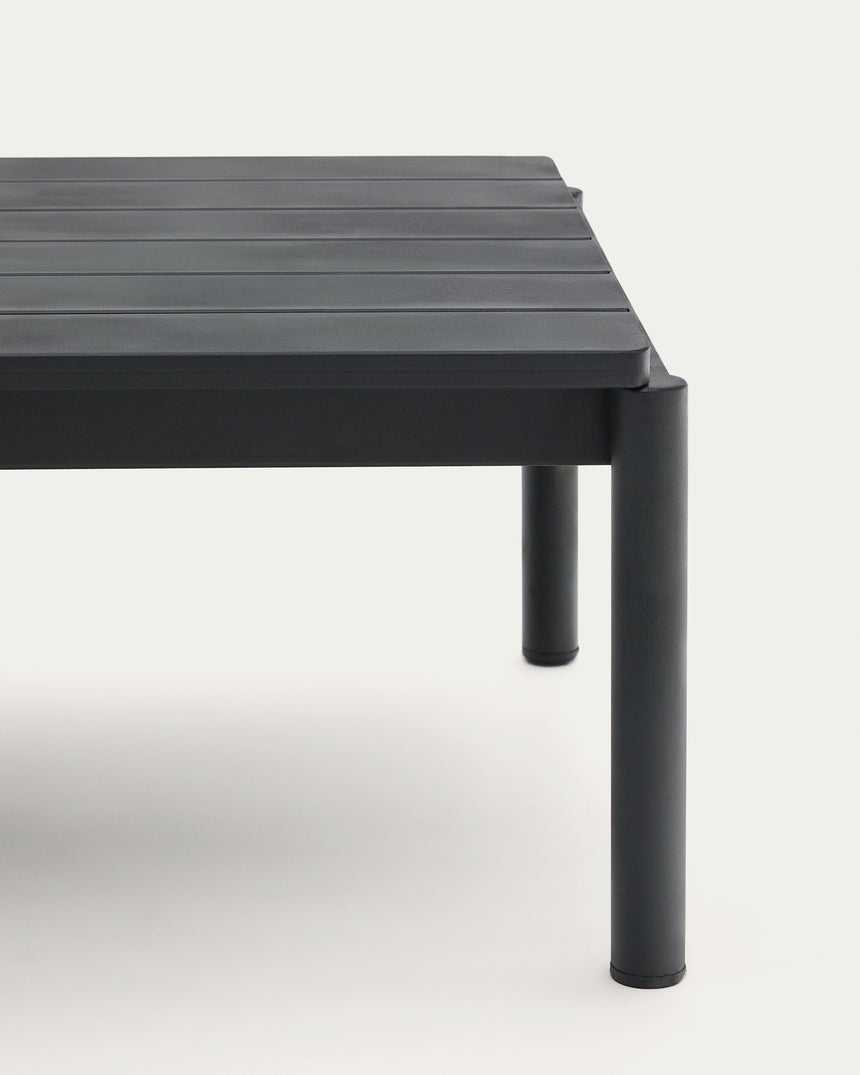Couchtisch Sorells aus grauem Aluminium 63 x 144,6 cm - ZEN ZONE Furniture