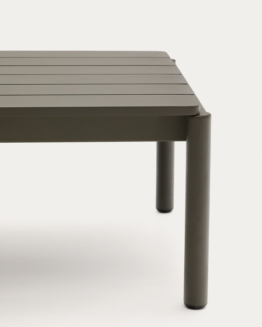Couchtisch Sorells aus grünem Aluminium 63 x 144,6 cm - ZEN ZONE Furniture