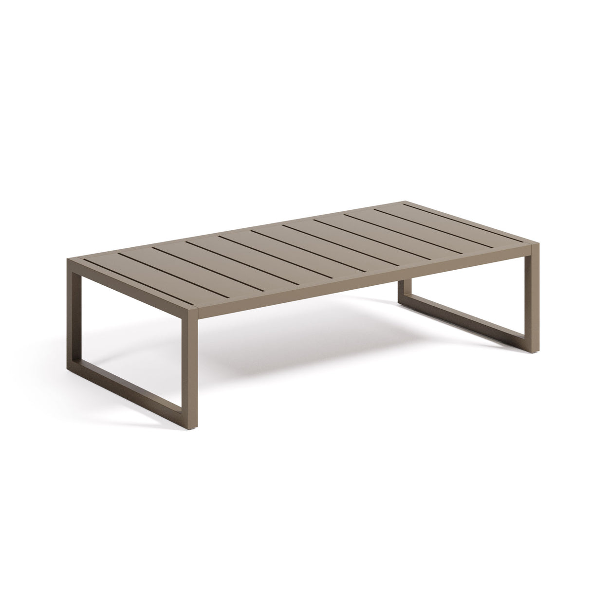 Comova Couchtisch 100% outdoor aus Aluminium grün 60 x 114 cm - ZEN ZONE Furniture