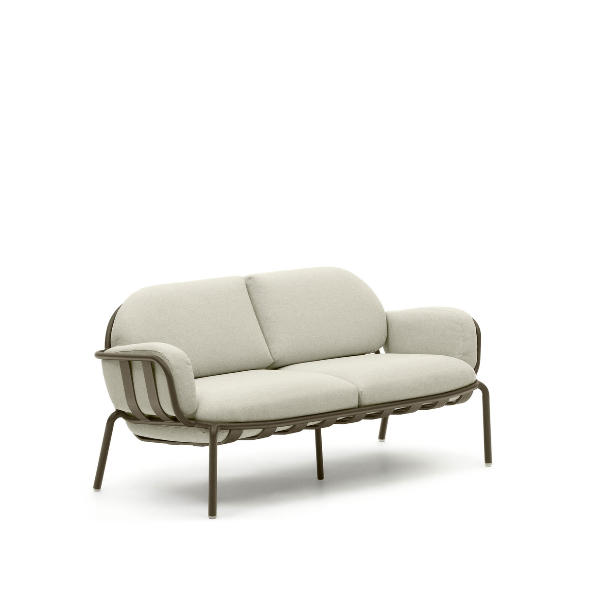 Joncols 2-Sitzer-Gartensofa aus Aluminium mit Finish in Grün 165 cm - ZEN ZONE Furniture