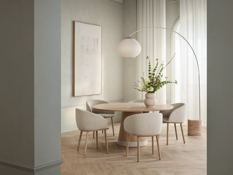 Piro Esstisch aus Eiche / Furnier geölt Ø160 cm - ZEN ZONE Furniture