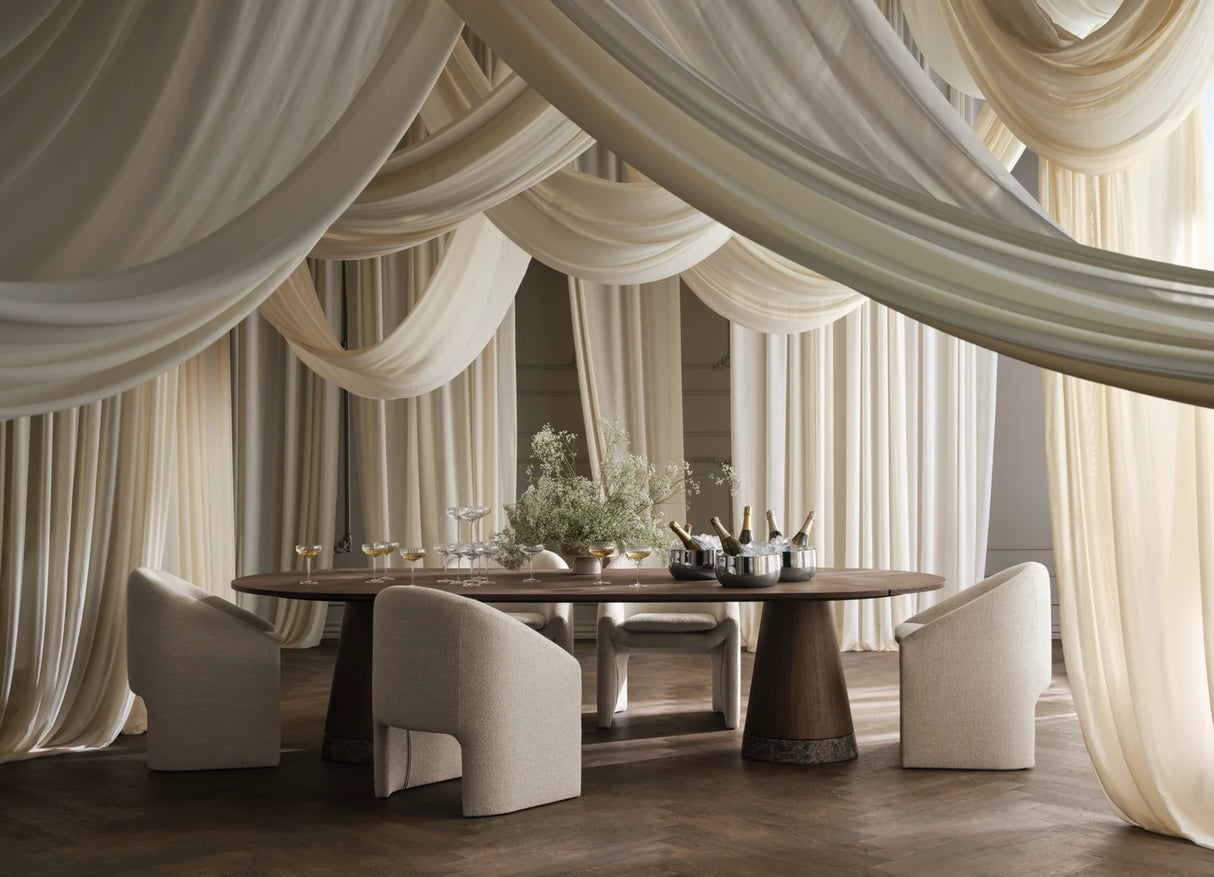 Piro Grand Esstisch aus Eiche / Furnier 305x125 cm - ZEN ZONE Furniture