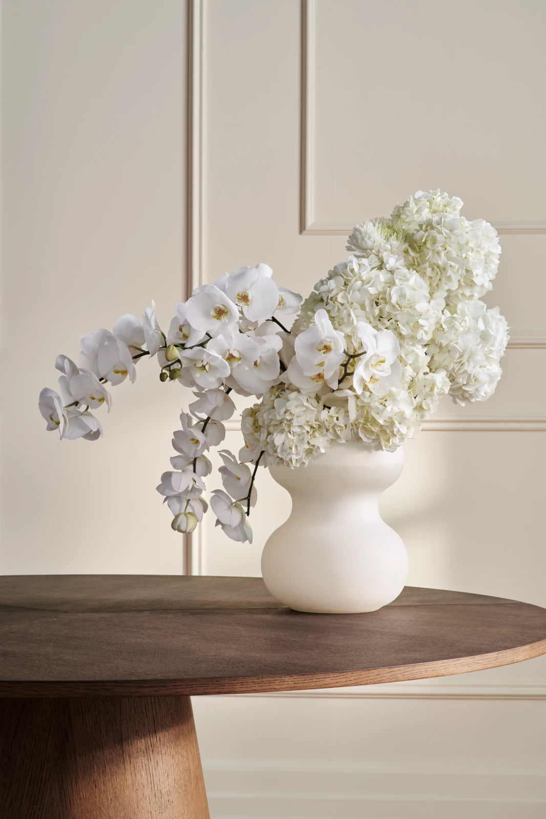 Piro Esstisch aus Eiche / Furnier geölt Ø125 cm - ZEN ZONE Furniture