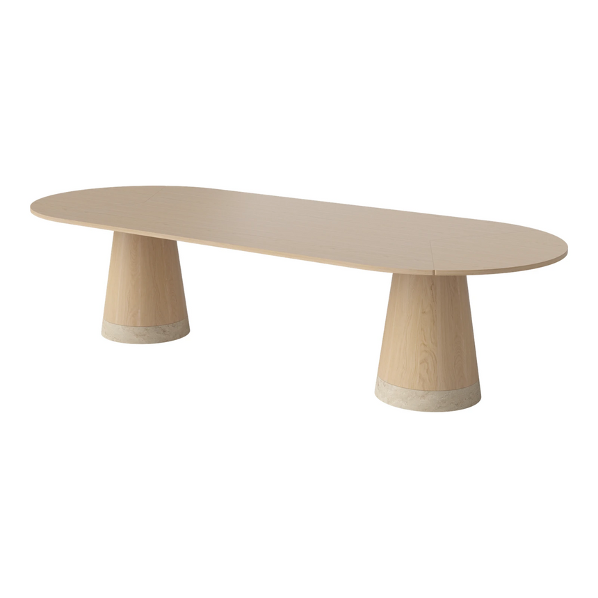 Piro Grand Esstisch aus Eiche / Furnier 305x125 cm - ZEN ZONE Furniture