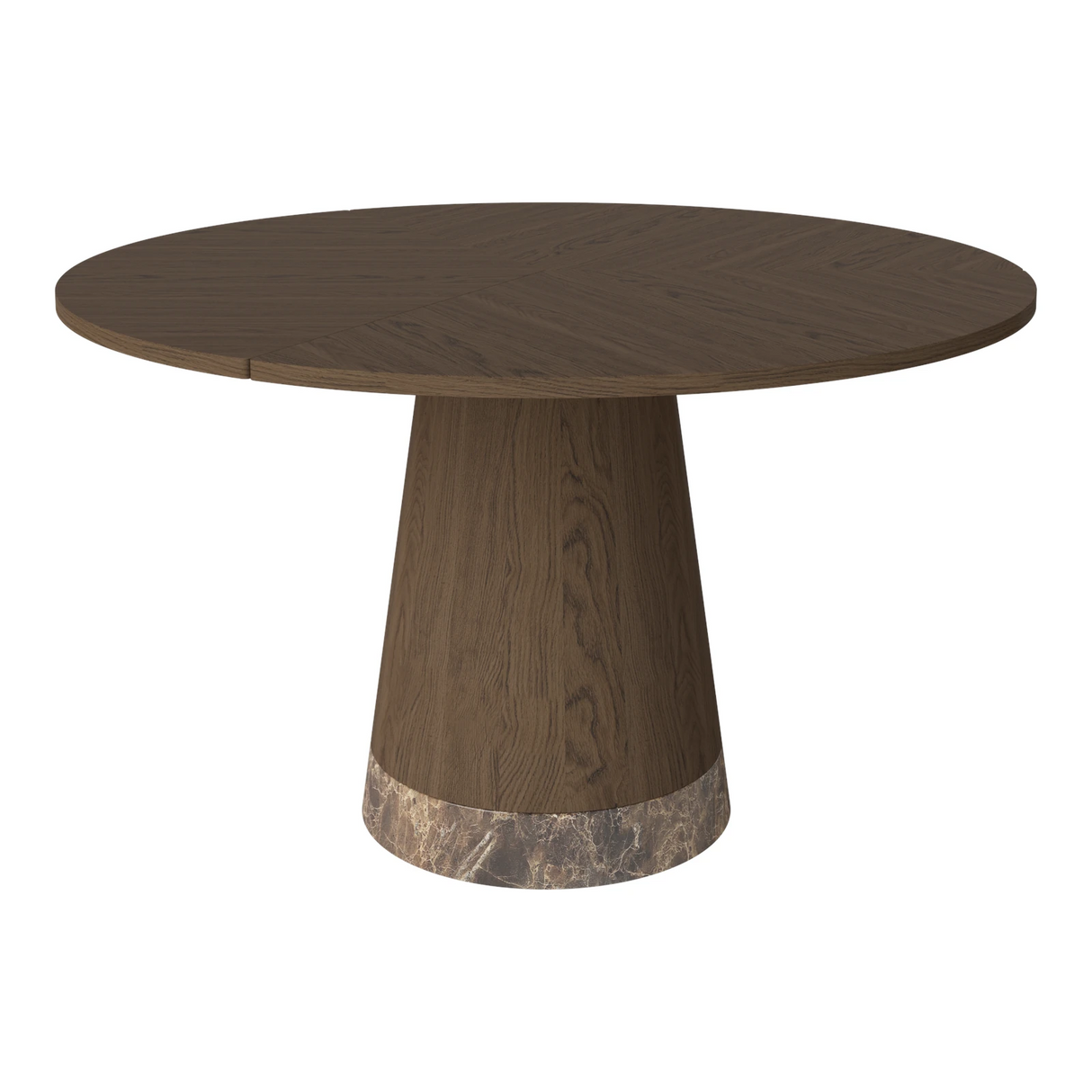 Piro Esstisch aus Eiche / Furnier geölt Ø125 cm - ZEN ZONE Furniture