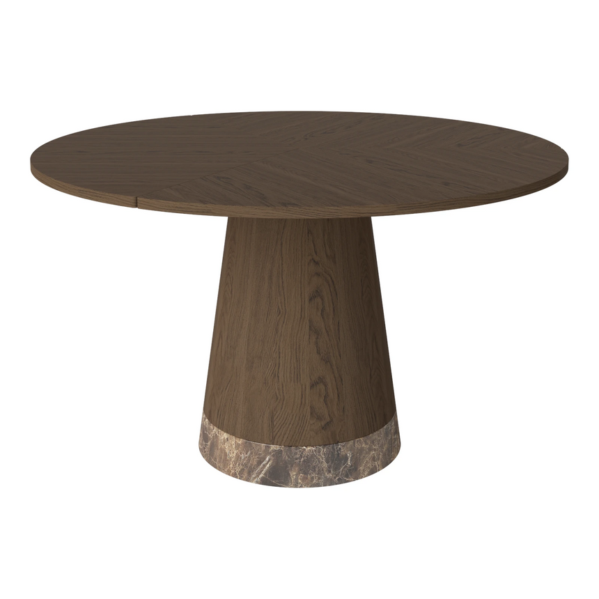 Piro Esstisch aus Eiche / Furnier geölt Ø125 cm - ZEN ZONE Furniture