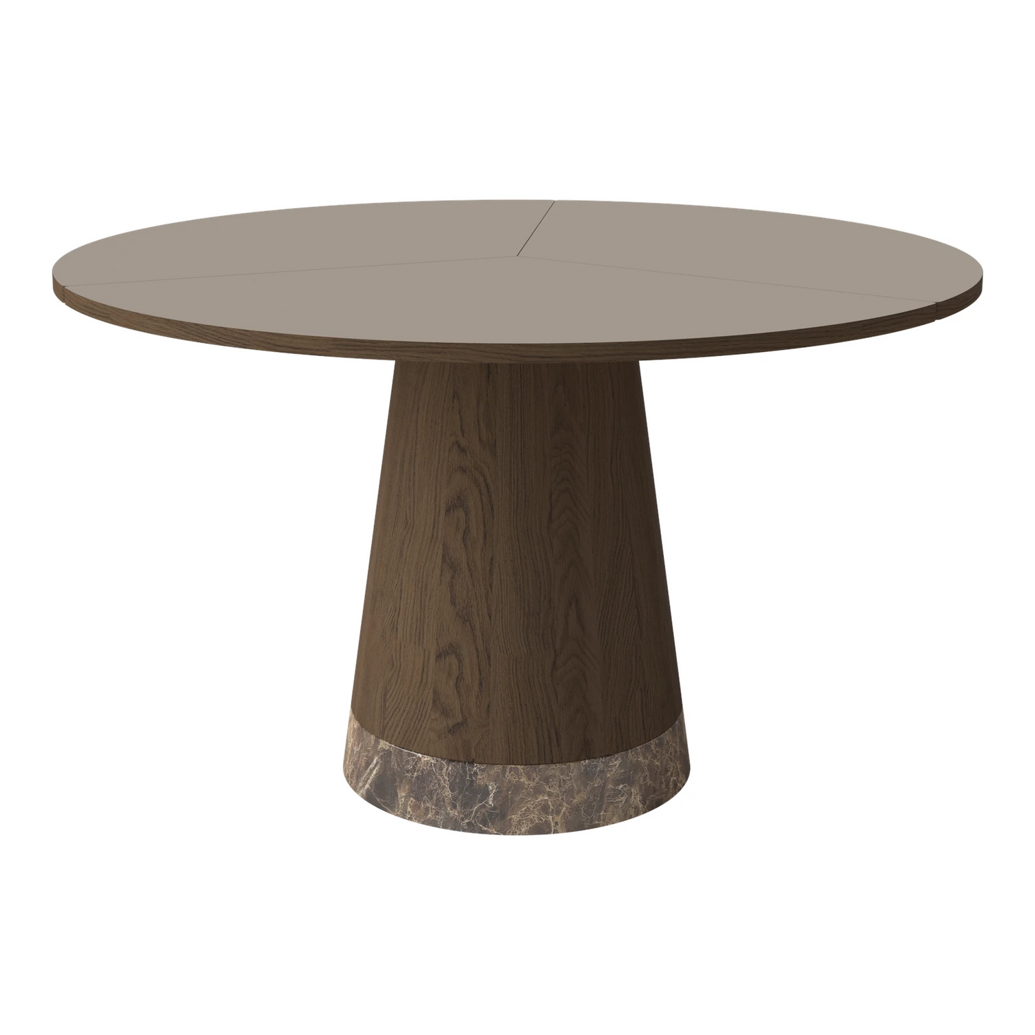 Piro Esstisch aus Eiche / Furnier geölt Ø125 cm - ZEN ZONE Furniture