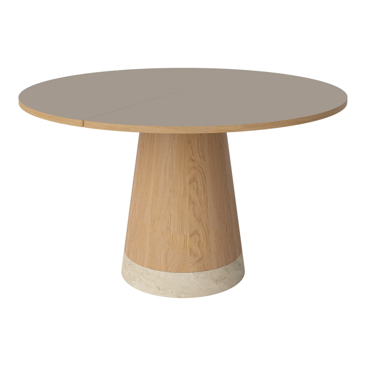 Piro Esstisch aus Eiche / Furnier geölt Ø125 cm - ZEN ZONE Furniture