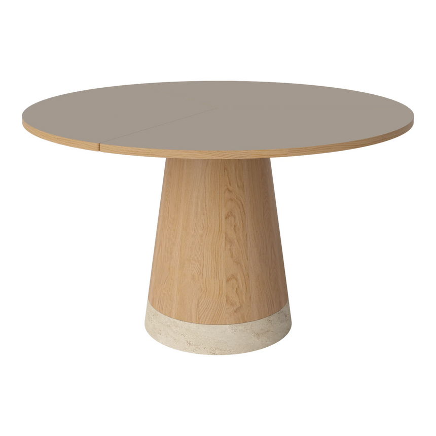 Piro Esstisch aus Eiche / Furnier geölt Ø125 cm - ZEN ZONE Furniture