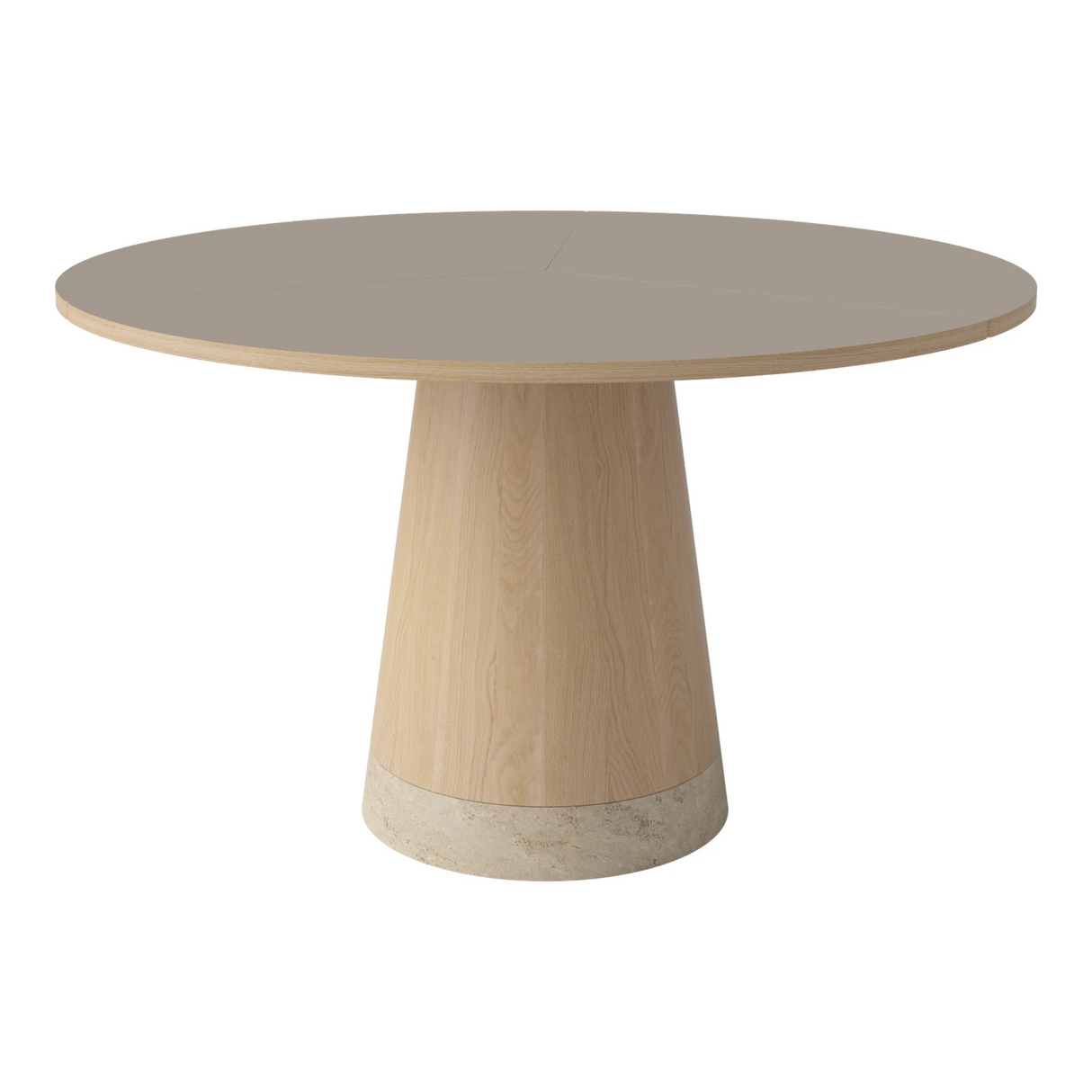 Piro Esstisch aus Eiche / Furnier geölt Ø125 cm - ZEN ZONE Furniture