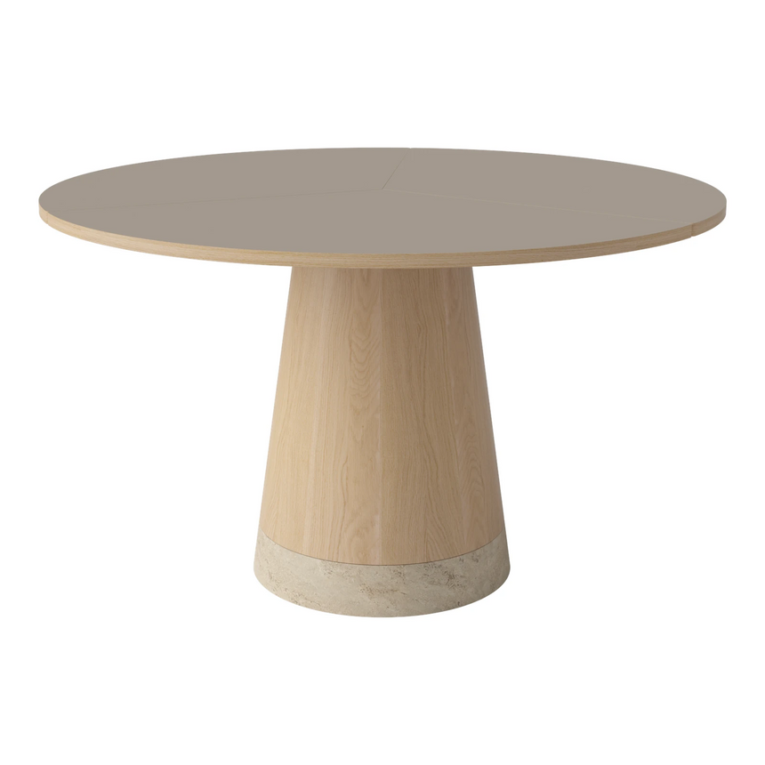 Piro Esstisch aus Eiche / Furnier geölt Ø125 cm - ZEN ZONE Furniture