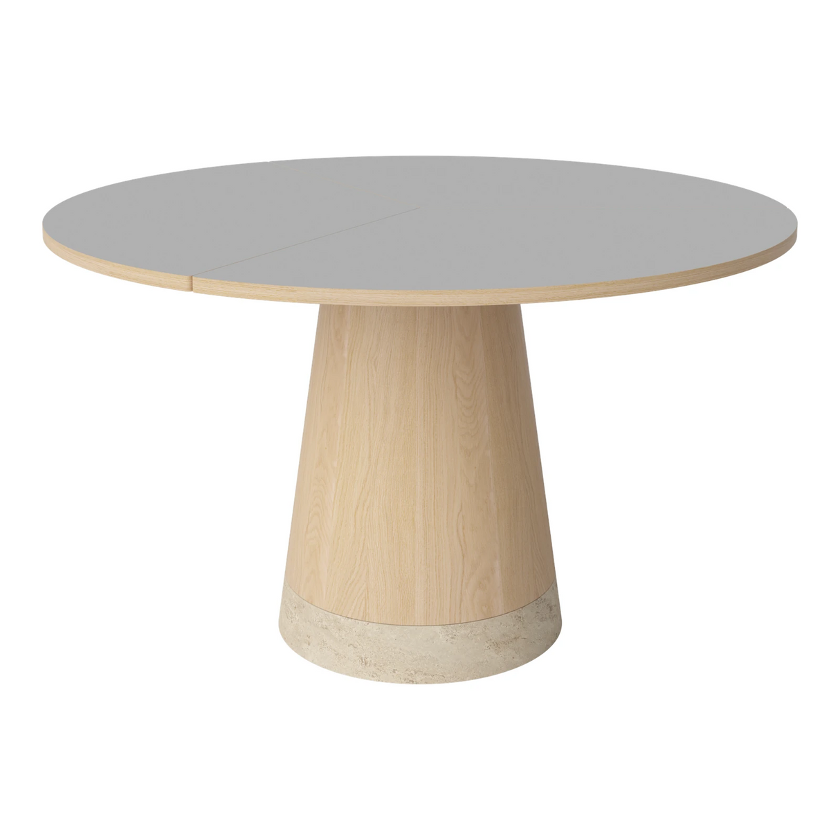 Piro Esstisch aus Eiche / Furnier geölt Ø125 cm - ZEN ZONE Furniture