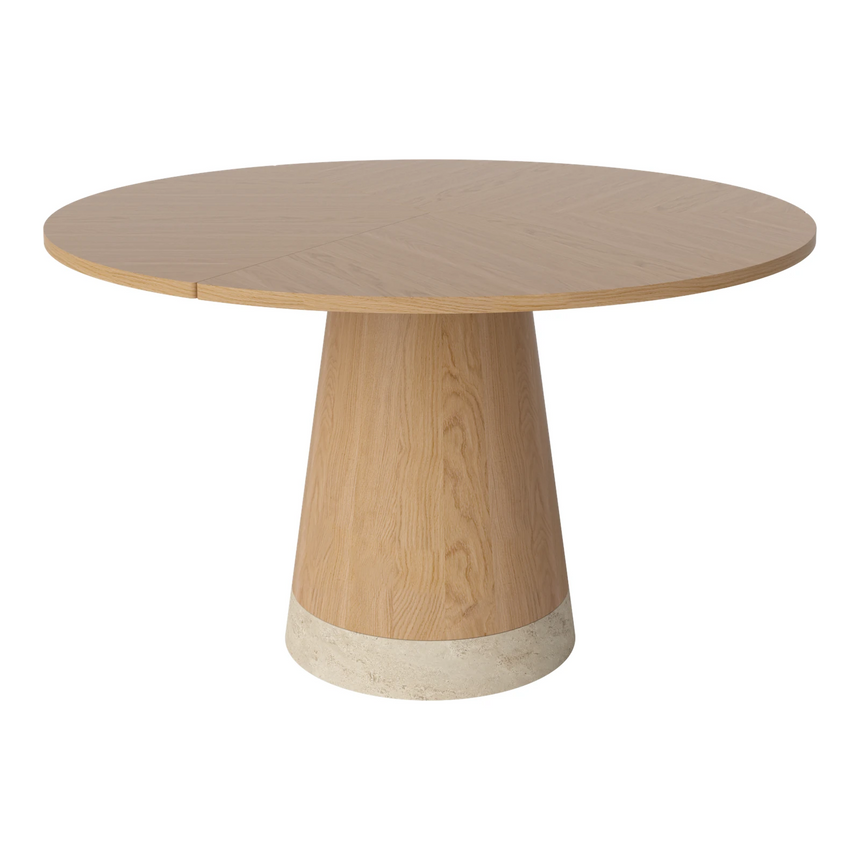 Piro Esstisch aus Eiche / Furnier geölt Ø125 cm - ZEN ZONE Furniture