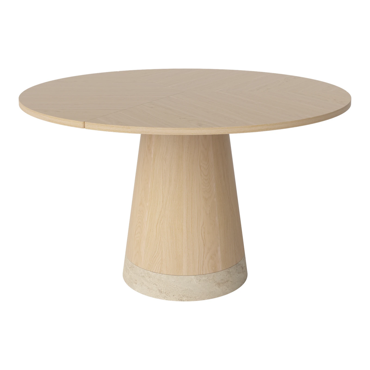 Piro Esstisch aus Eiche / Furnier geölt Ø125 cm - ZEN ZONE Furniture