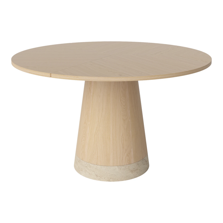 Piro Esstisch aus Eiche / Furnier geölt Ø125 cm - ZEN ZONE Furniture