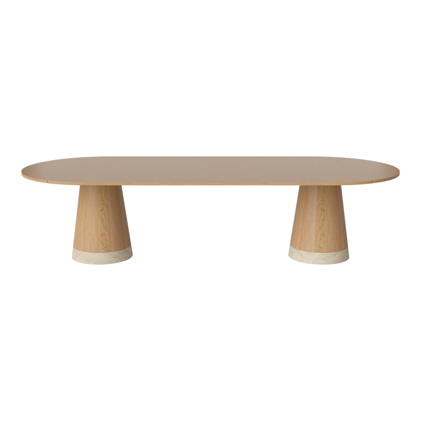 Piro Grand Esstisch aus Eiche / Furnier 305x125 cm - ZEN ZONE Furniture