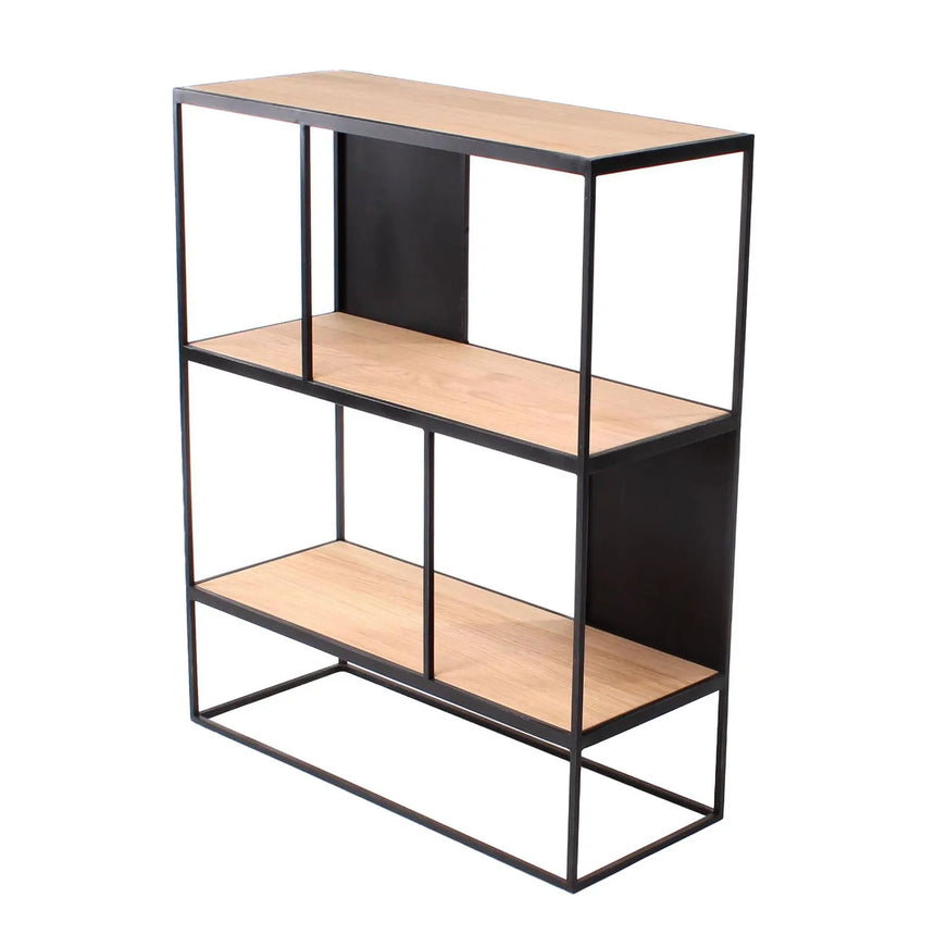 Regal RUBIC in Natur, 76×30×92 cm - ZEN ZONE Furniture