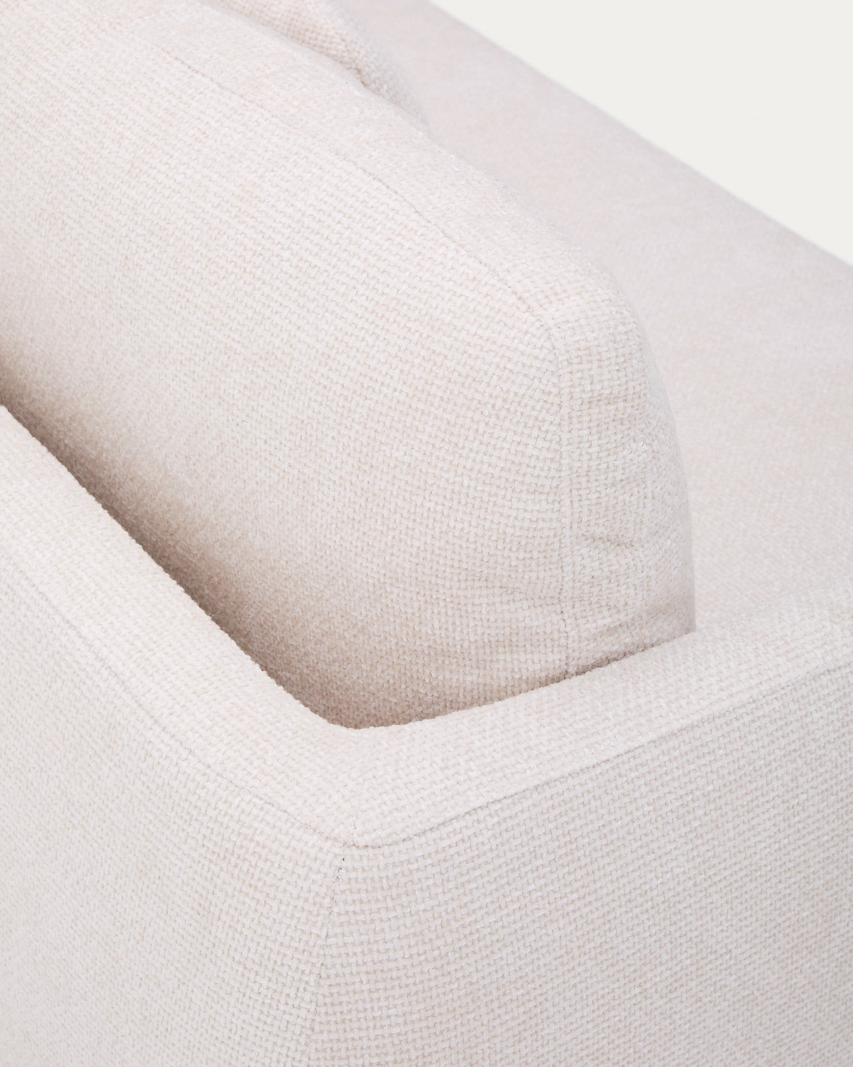 Schlafsofa Laira 3-Sitzer in Chenille ecru 225 cm FSC Mix Credit - ZEN ZONE Furniture