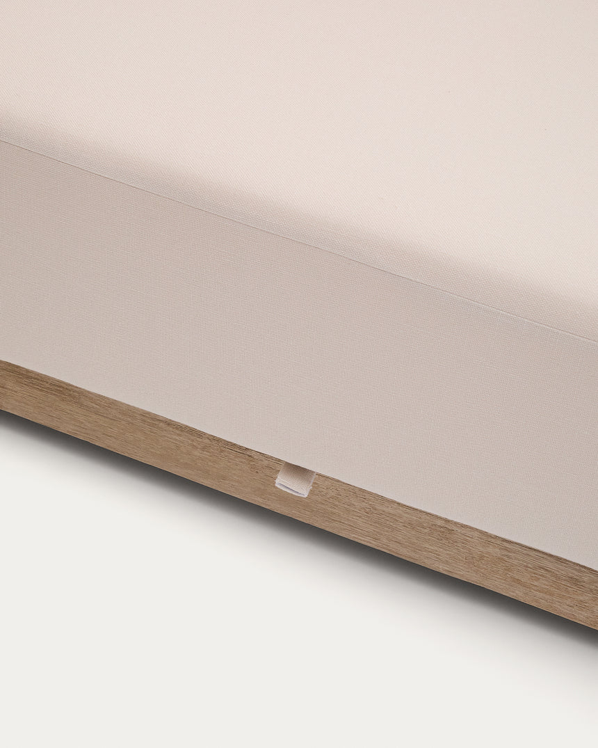3-Sitzer-Sofa Ambra aus massivem Akazienholz mit hellem Finish 249 cm - ZEN ZONE Furniture