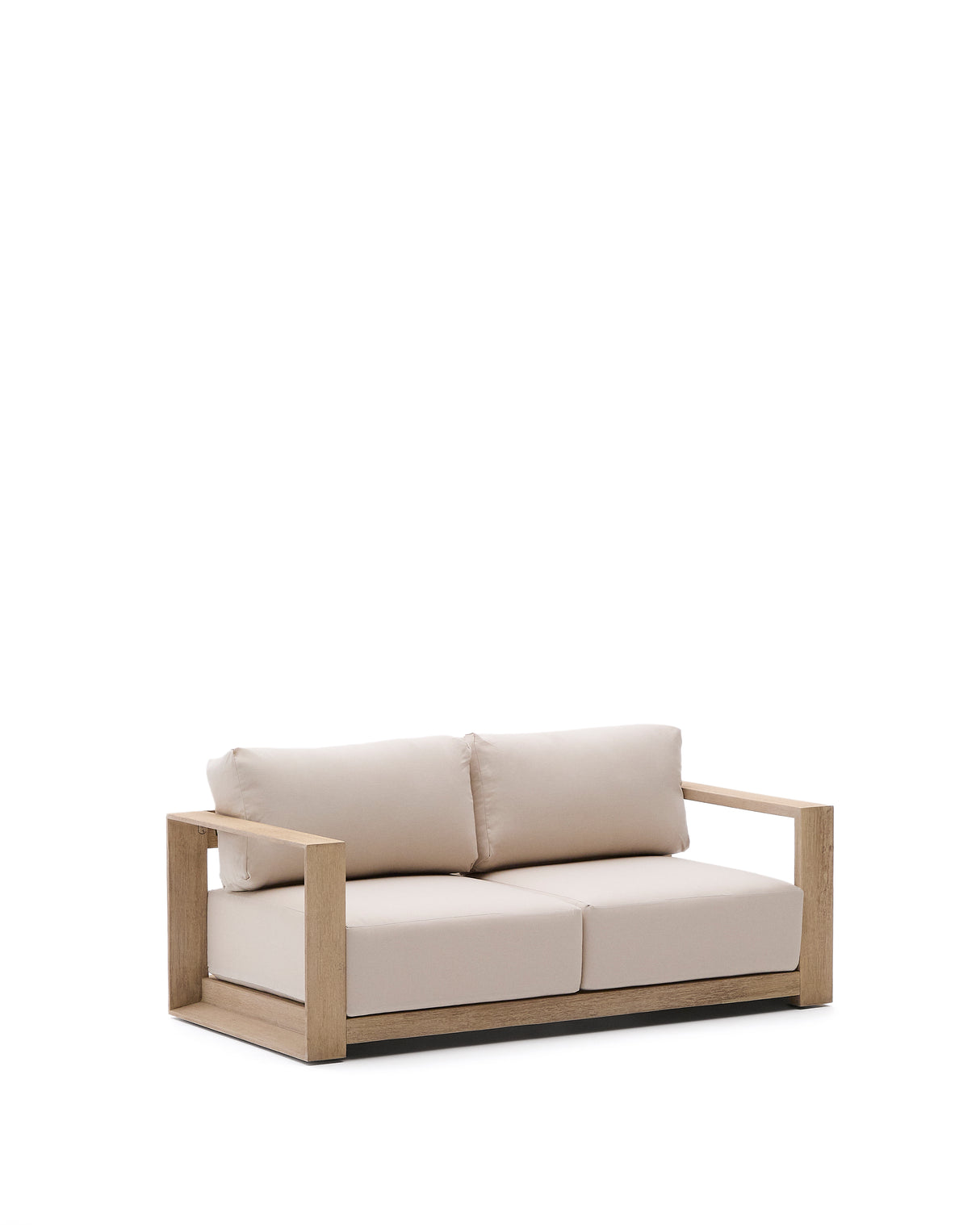 2-Sitzer-Sofa Ambra aus massivem Akazienholz mit hellem Finish 174 cm - ZEN ZONE Furniture