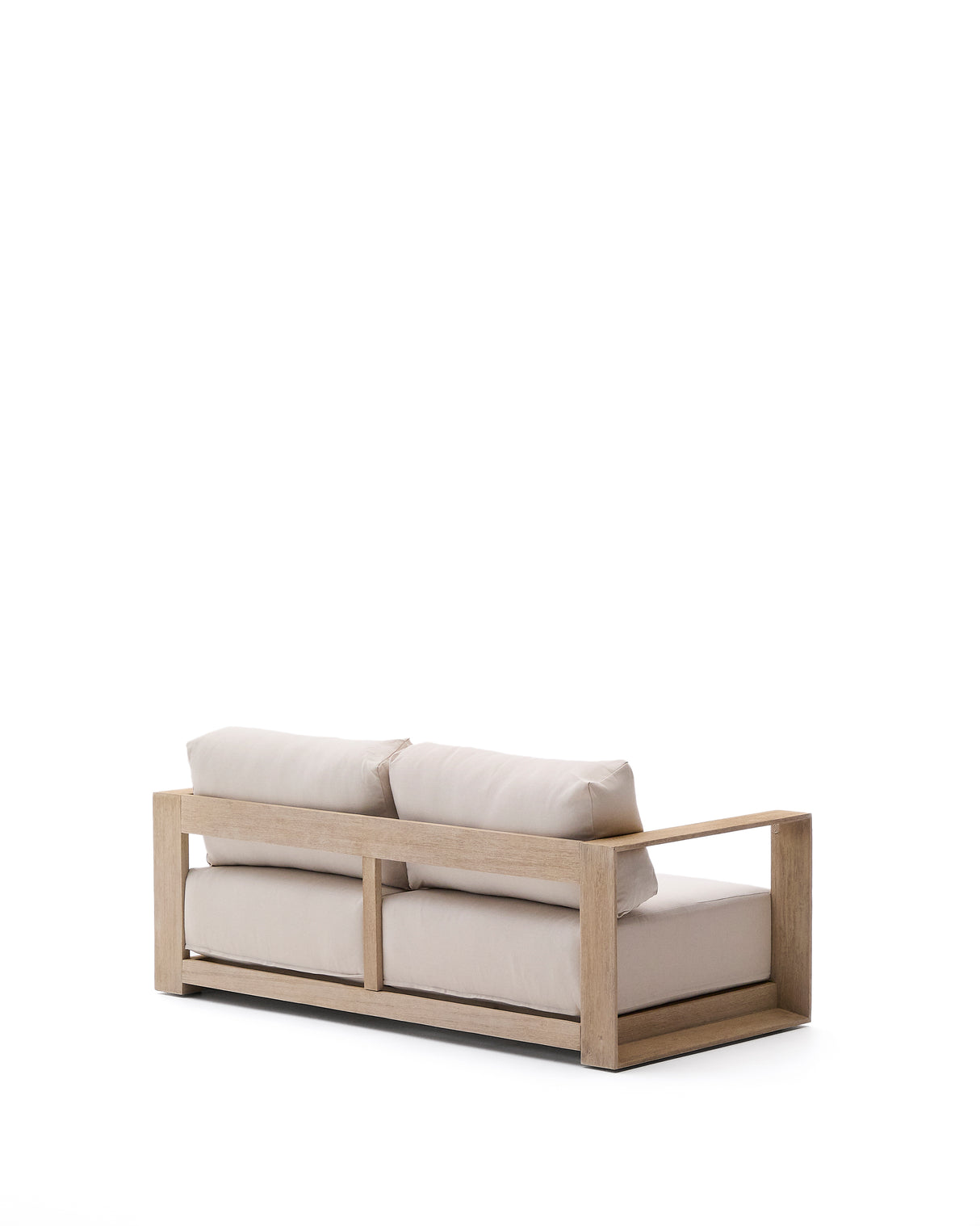 2-Sitzer-Sofa Ambra aus massivem Akazienholz mit hellem Finish 174 cm - ZEN ZONE Furniture