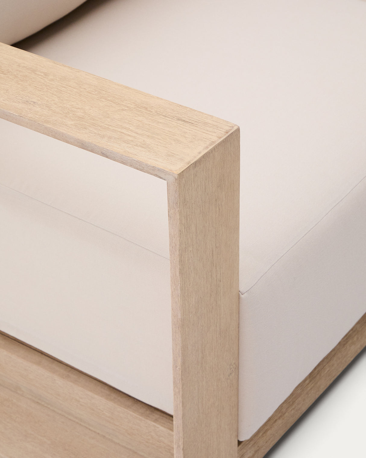 2-Sitzer-Sofa Ambra aus massivem Akazienholz mit hellem Finish 174 cm - ZEN ZONE Furniture