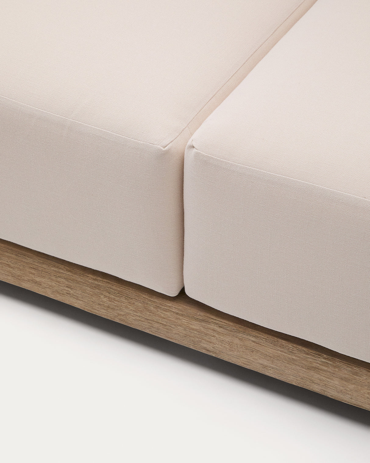 2-Sitzer-Sofa Ambra aus massivem Akazienholz mit hellem Finish 174 cm - ZEN ZONE Furniture