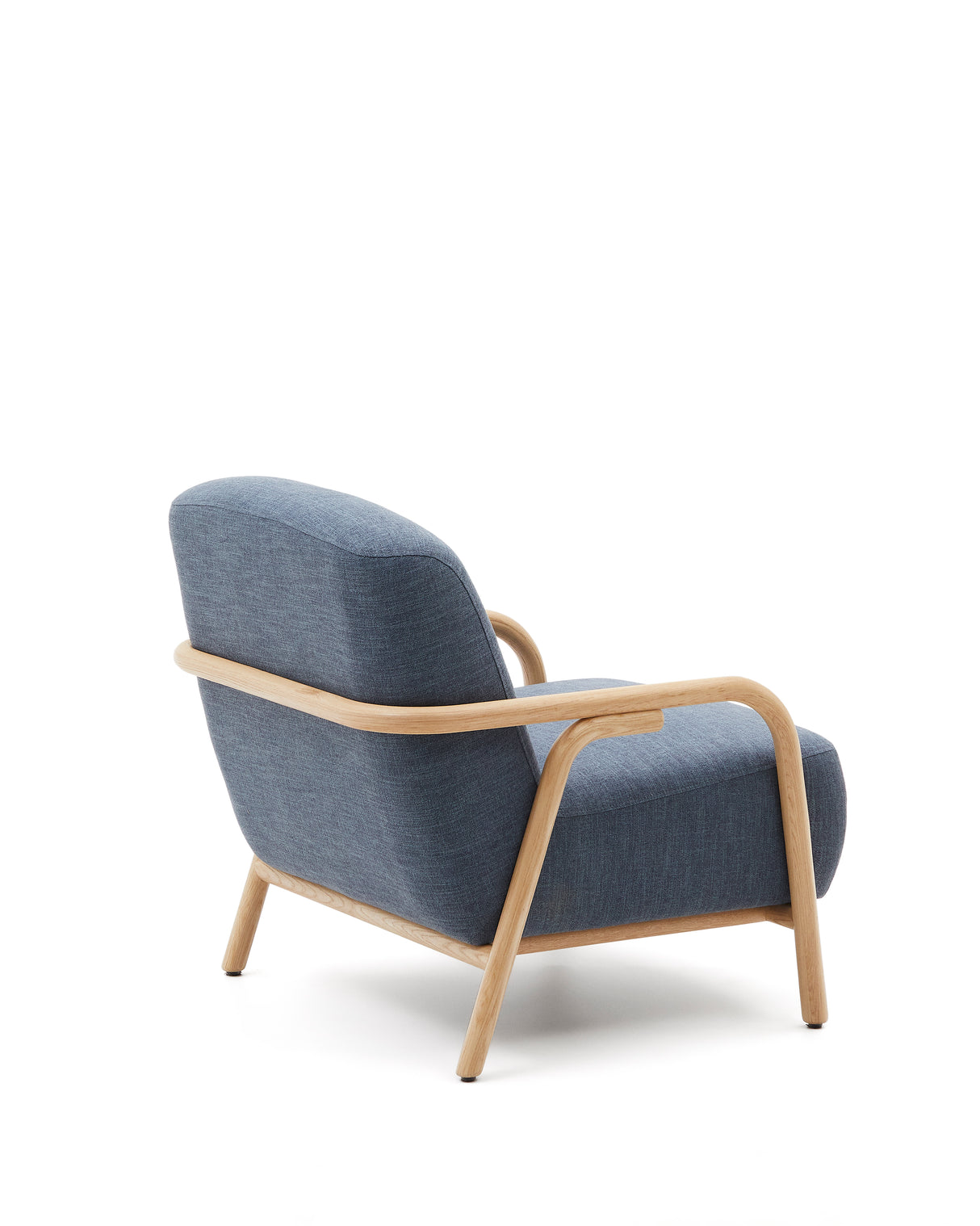 Sessel Sylo blau aus massivem Eschenholz FSC 100% - ZEN ZONE Furniture
