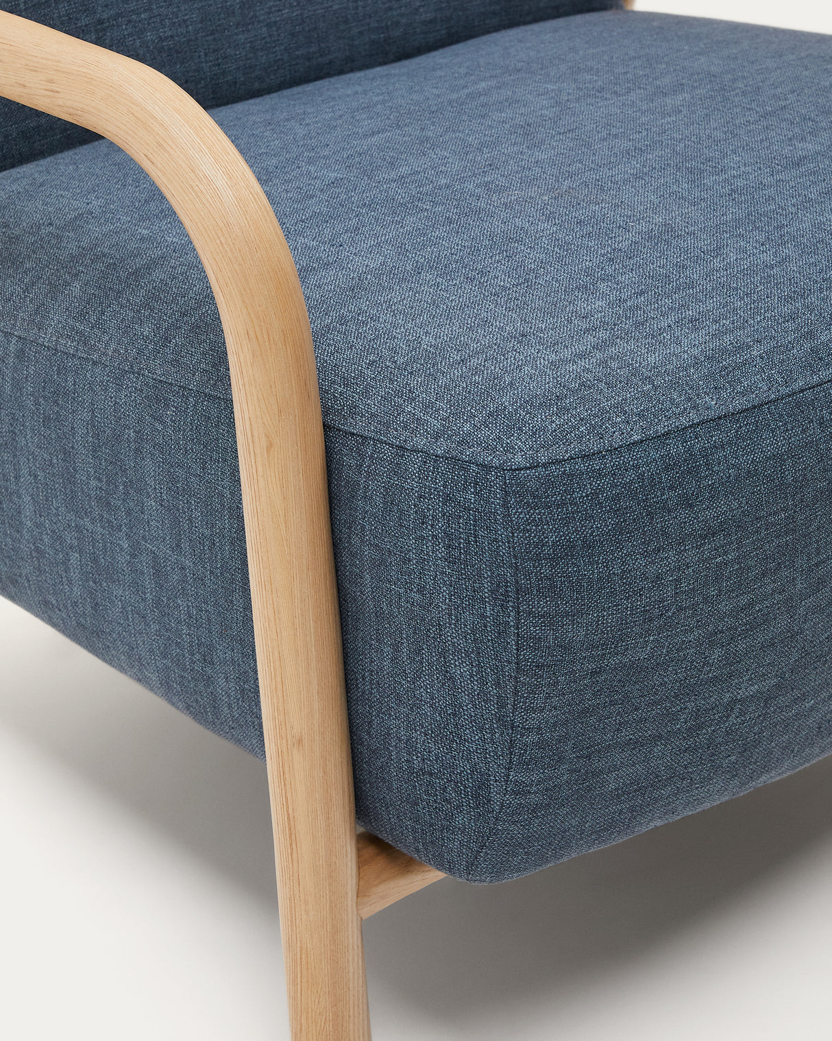 Sessel Sylo blau aus massivem Eschenholz FSC 100% - ZEN ZONE Furniture