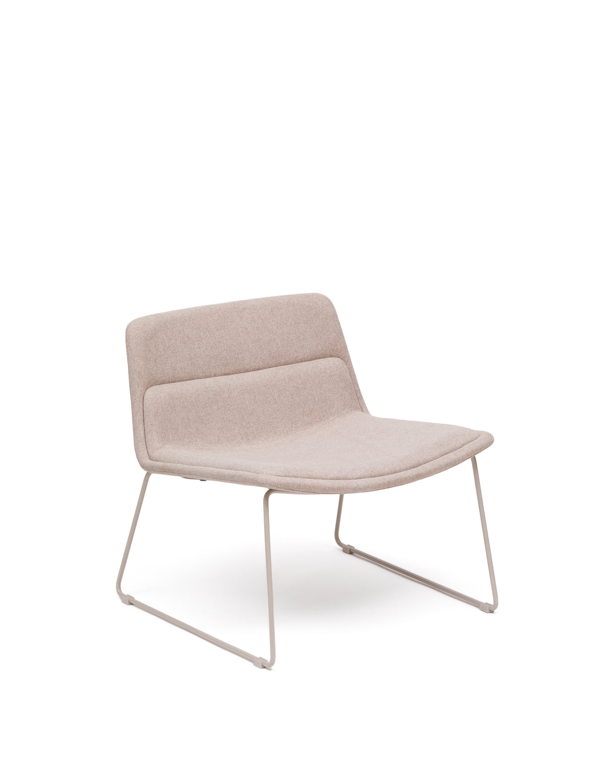 Sessel Zahara beige Stahl mit beigefarbenem Finish FSC 100% - ZEN ZONE Furniture