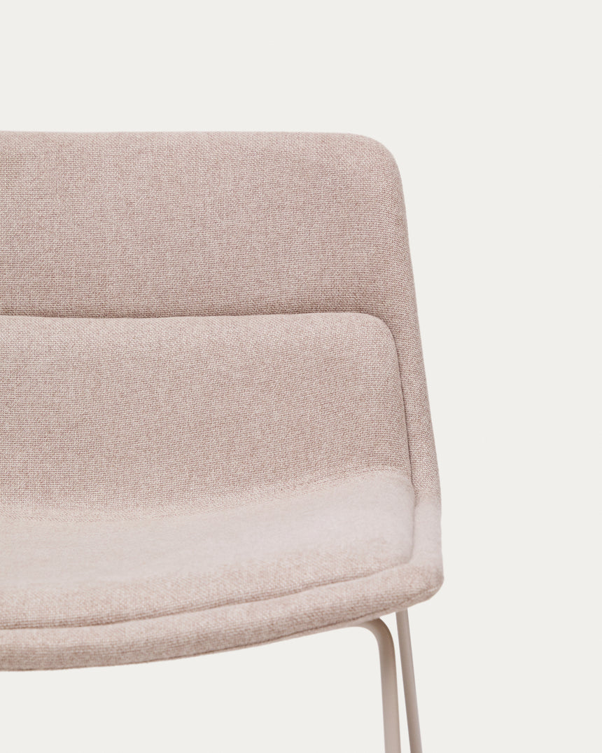 Sessel Zahara beige Stahl mit beigefarbenem Finish FSC 100% - ZEN ZONE Furniture
