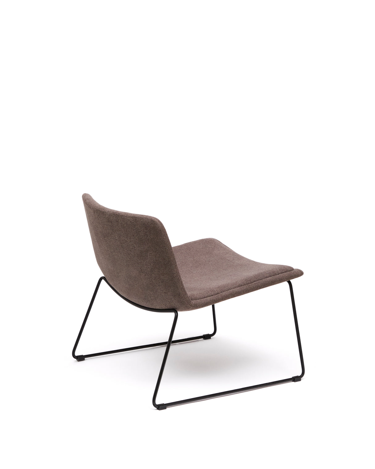 Sessel Zahara aus braunem Stahl mit schwarzem Finish FSC 100% - ZEN ZONE Furniture