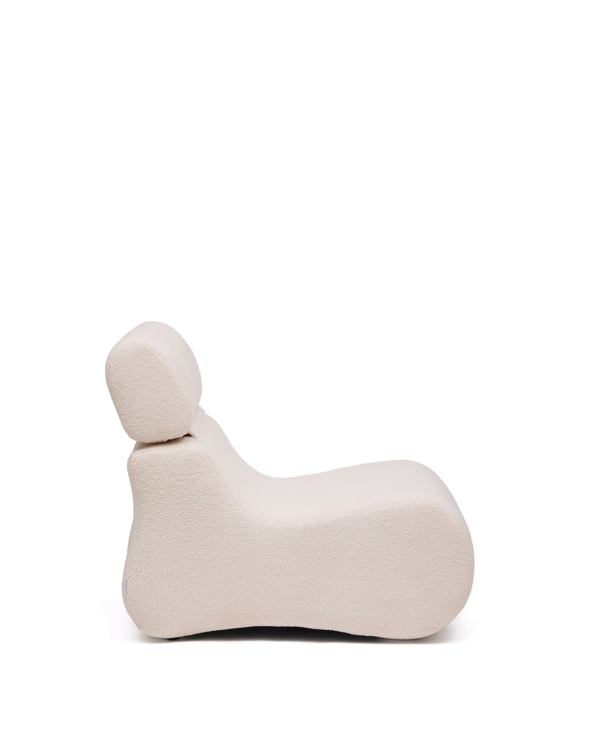 Sessel Club aus ecrufarbenem Bouclé - ZEN ZONE Furniture