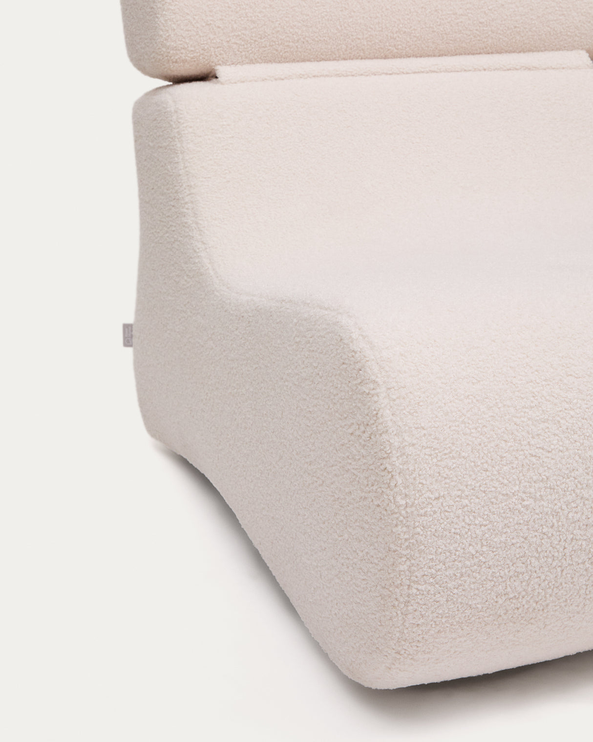 Sessel Club aus ecrufarbenem Bouclé - ZEN ZONE Furniture