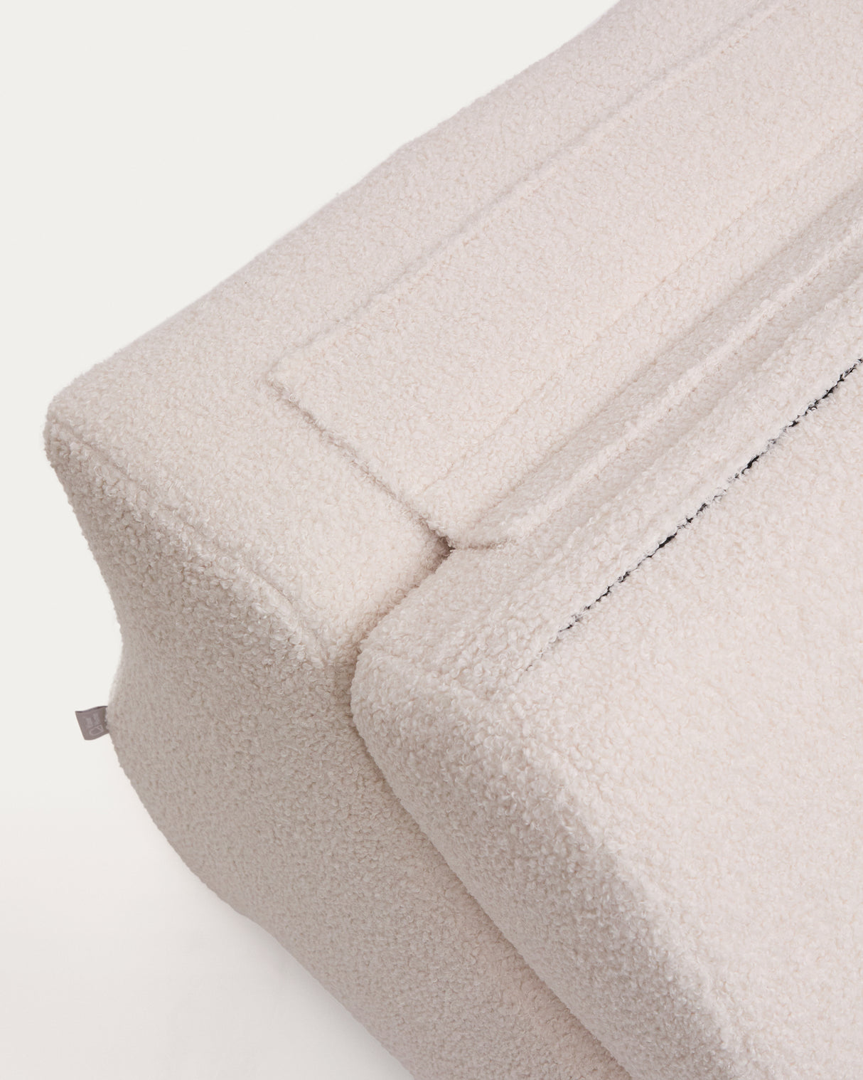 Sessel Club aus ecrufarbenem Bouclé - ZEN ZONE Furniture