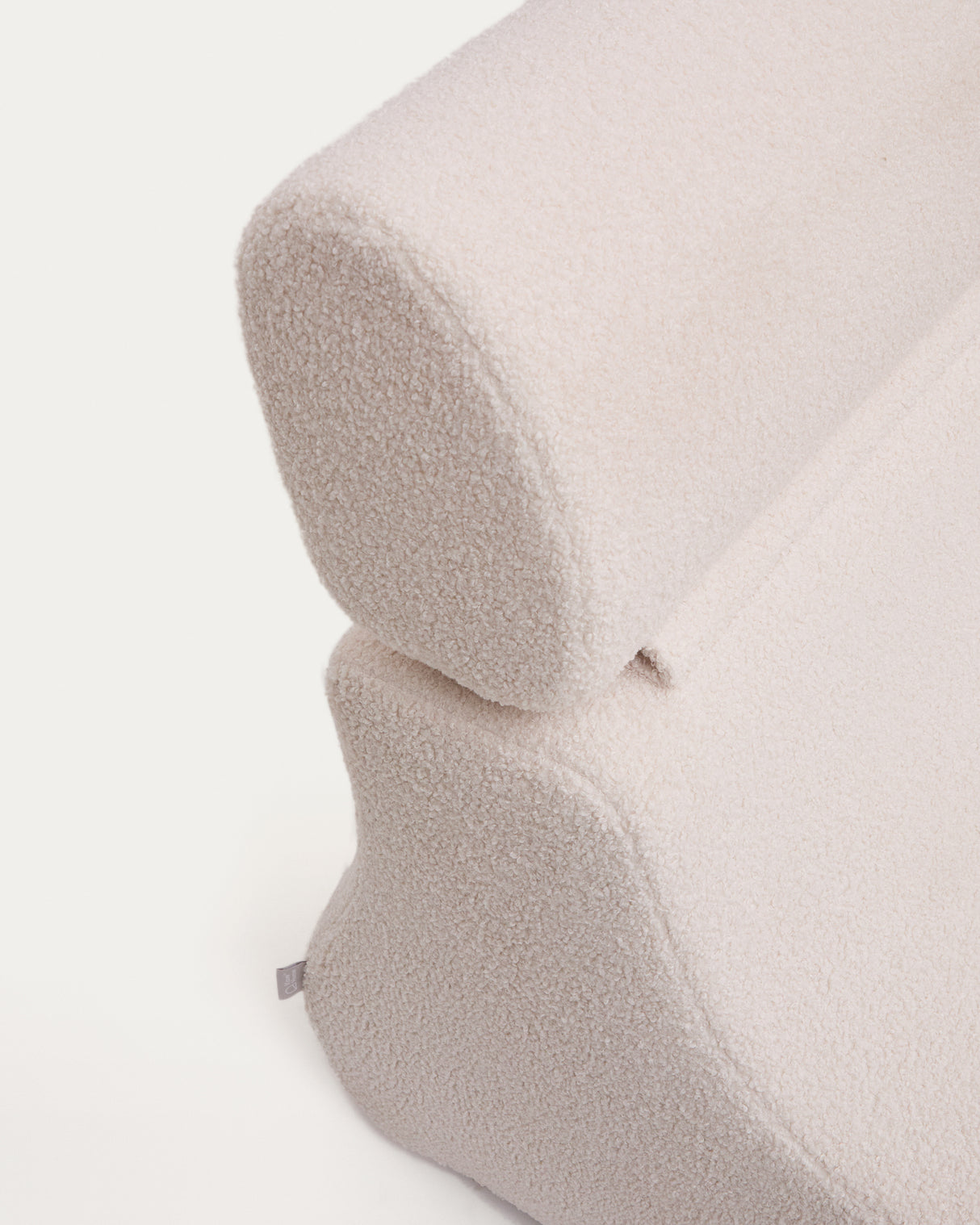 Sessel Club aus ecrufarbenem Bouclé - ZEN ZONE Furniture