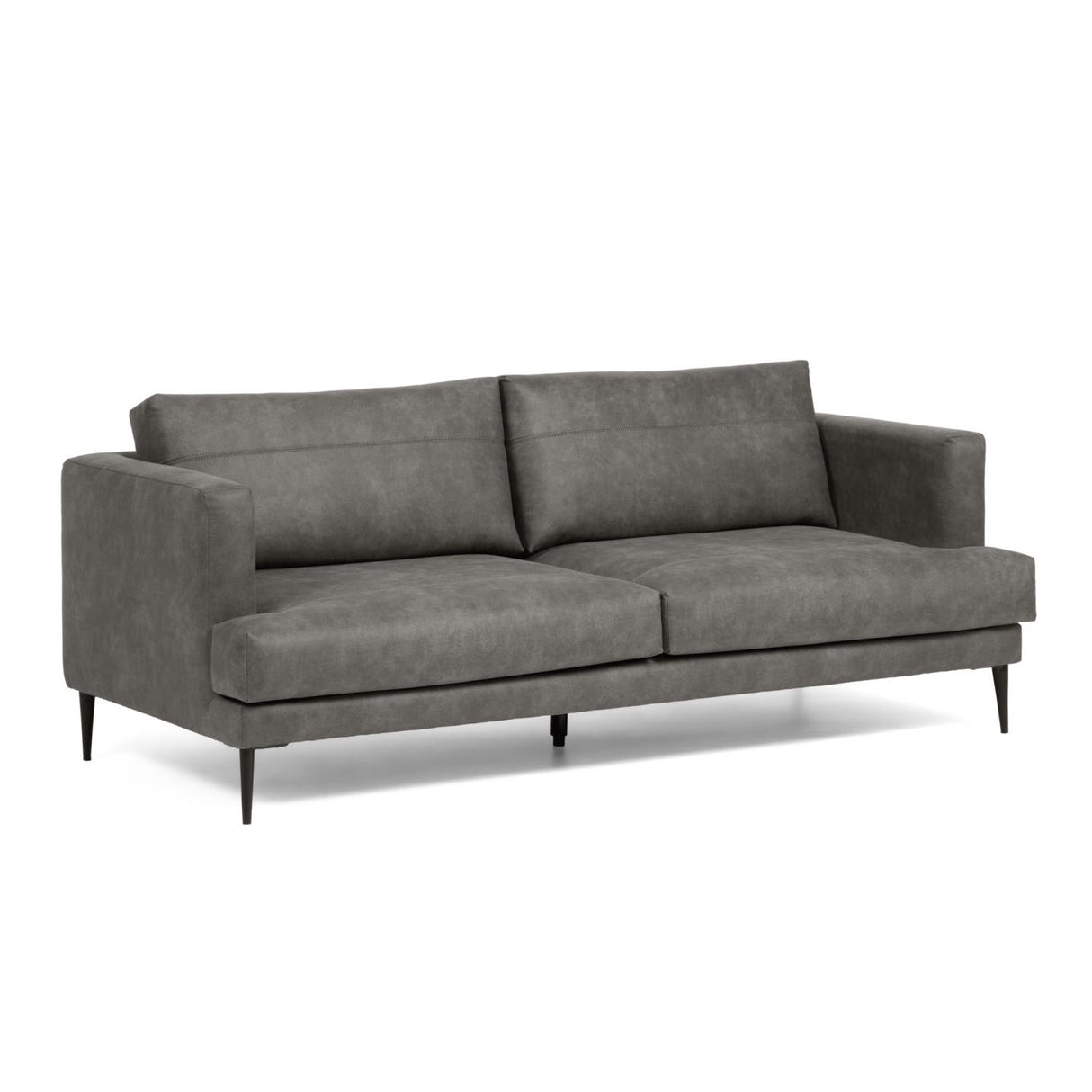 Tanya 2-Sitzer Sofa gepolstert in dunkelgrau 183 cm FSC Mix Credit - ZEN ZONE Furniture