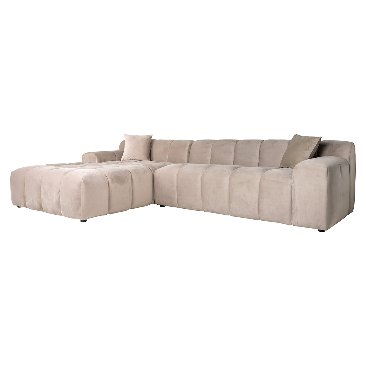 Couch Cube 3 Sitzer + Lounge Links (Quartz Khaki 903) - ZEN ZONE