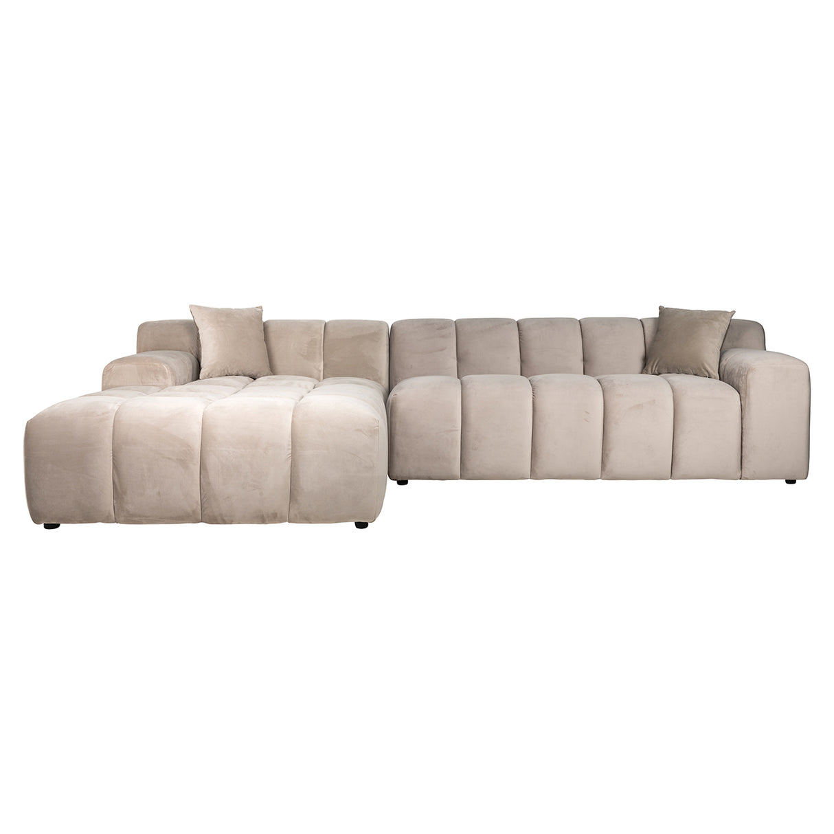 Couch Cube 3 Sitzer + Lounge Links (Quartz Khaki 903) - ZEN ZONE