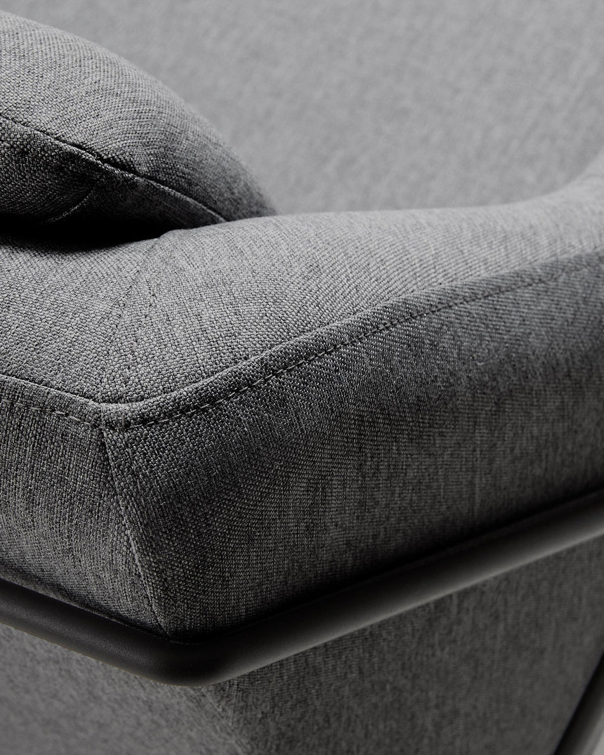 Brida 2-Sitzer-Sofa dunkelgrau 128 cm - ZEN ZONE Furniture