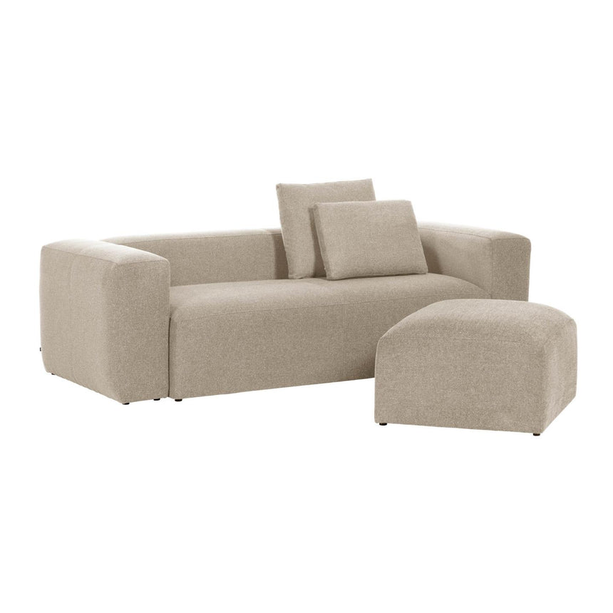 Blok 3-Sitzer Sofa beige 240 cm - ZEN ZONE Furniture