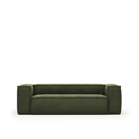 Blok 3-Sitzer-Sofa breiter Cord grün 240 cm - ZEN ZONE