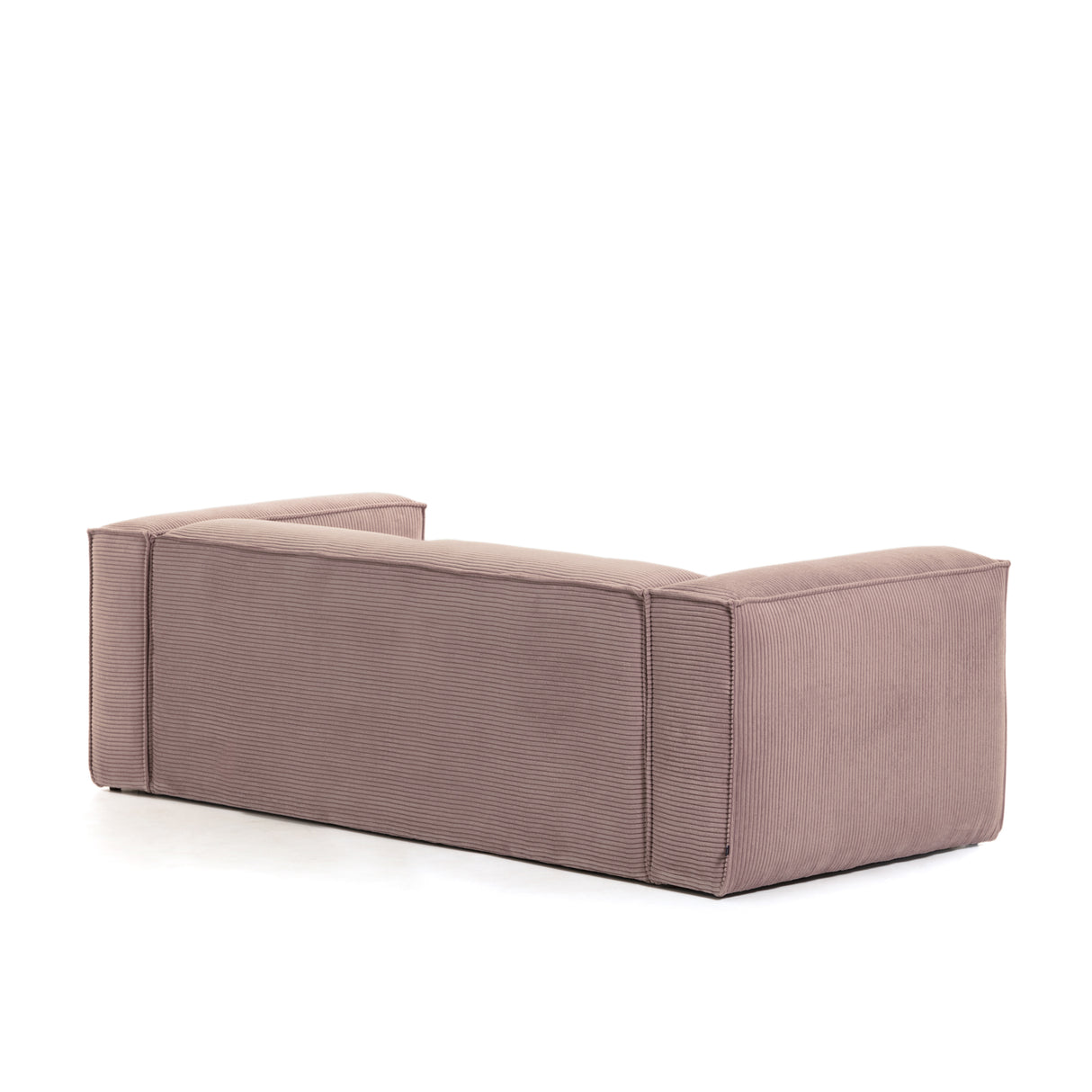Blok 3-Sitzer-Sofa breiter Cord rosa 240 cm - ZEN ZONE Furniture
